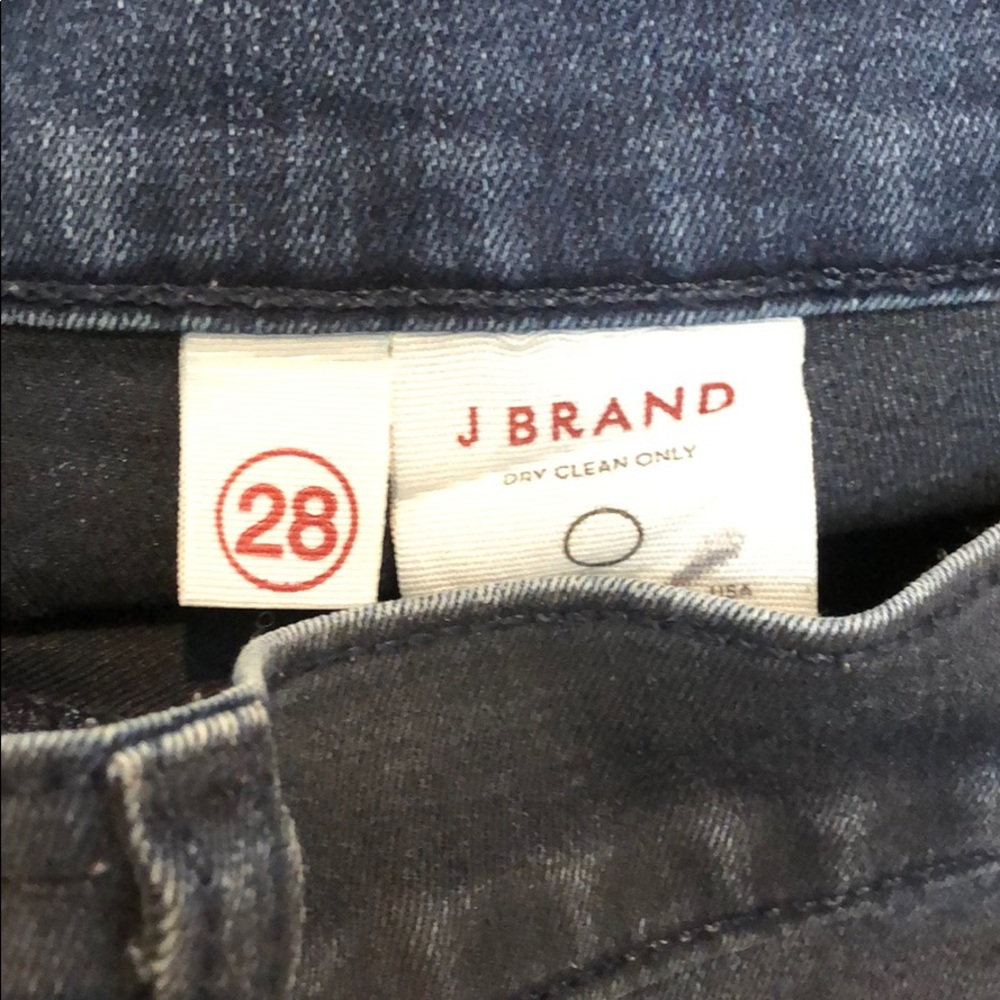 J Brand Dark Wash Coated Jean Leggings - Picture 4 of 5